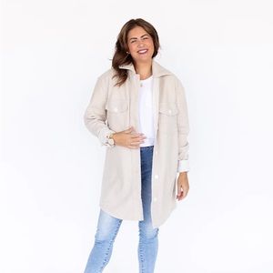 Jason Rowe x Jillian Harris Scholar Shacket BNWT
